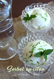 Sorbet Au Citron Crepone Sans Sorbetiere Sorbet Au Citron Sorbet Recette Sorbet Citron
