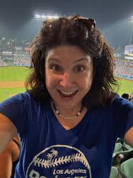 THIS IS THE FACE OF SOMEONE WHO JUST WITNESSED A DODGERS WALKOFF GRAND SLAM  IN THE 10TH INNING OF GAME 1 OF THE WORLD SERIES. ALWAYS GO TO THE GAME.  NEVER LEAVE
