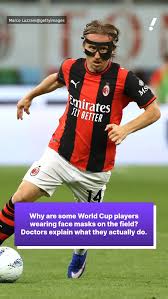 Why some World Cup players are wearing face masks on the field