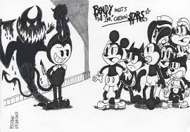 Bendy And The Ink Cartoon Stars By Felixtoonimefanx360 Bendy And The Ink Machine Vintage Cartoon Old Cartoons