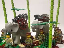 Lego Transportation By War Elephants Lego War War Elephant Lego Photo