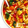 In order to start, you need to prepare large batches of soup to eat for the entire week. 1