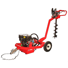 _ potente hoyadora con motor 2 tiempos de bajas emisiones y reducción para facilitar las tareas de. Moto Hoyadora Hidraulica De Arrastre 9hp Fema