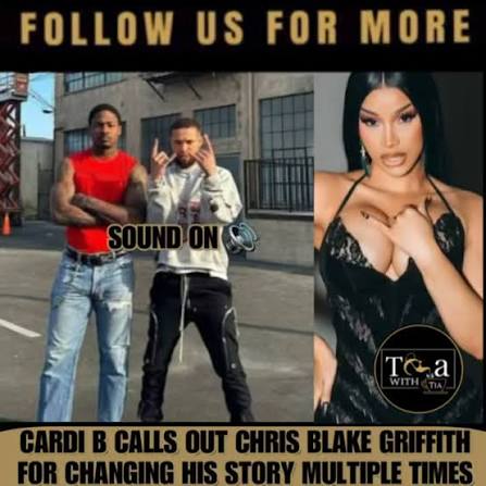 #CardiB hopped on Spaces and went off on #ChrisBlake, and called him out  for allegedly switching up his story. She also defended her baby daddy,  #StefonDiggs, saying that’s just not how he acts., ...