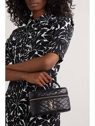 Gaby Vanity leather shoulder bag - black - One Size