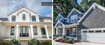 Stratford's primary application is as a soffit panel, however, it can also be used as siding and can be installed horizontally, vertically or diagonally. The Great Debate Vertical Vs Shingle Siding Wayne Homes
