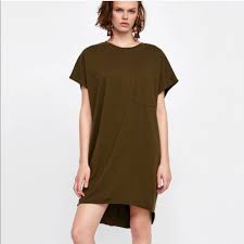 Zara Dresses Zara Oversized Tshirt Dress Poshmark Zara woman nwt ss20 blue oversized denim shirt all sizes ref:8727/221. zara oversized t shirt dress