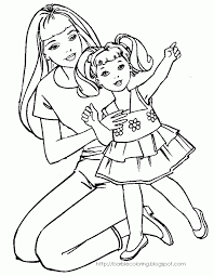 Easy barbie printable coloring pages. Free Barbie Coloring Pages To Print Coloring Home
