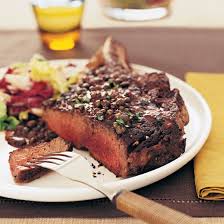 Rib Eye Steak Au Poivre Recipe Recipe Steak Au Poivre Ribeye Steak Recipes