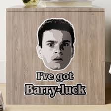 Barry-luck" Sticker for Sale by helengarvey