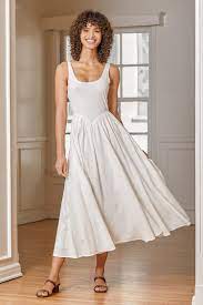 Maybe you would like to learn more about one of these? White Linen Midi Dress Cotton Midi Dress Scoop Neck Dress Lulus