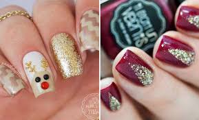 Today i am unlocking 15 simple and easy christmas nail art designs & ideas of 2012 for beginners & learners. 69 Easy Winter And Christmas Nail Ideas Stayglam