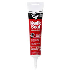 Dap Kwik Seal 5 5 Oz White Kitchen And Bath Adhesive Caulk