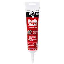 dap kwik seal 5 5 oz white kitchen and bath adhesive caulk