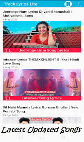 Track Lyrics Lite Hindi Punjabi Song Lyrics For Android Apk Download New hindi songs come out now and then, and almost each one of them is loved by the audience. apkpure com