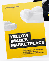 Download Two A6 Flyers Mockup In Stationery Mockups On Yellow Images Object Mockups PSD Mockup Templates