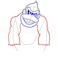Coloringanddrawings.com provides you with the opportunity to color or print your nintendo donkey kong drawing online for free. How To Draw Donkey Kong Coloring Page Trace Drawing