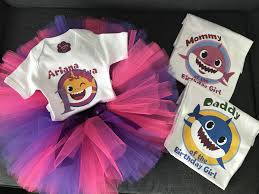Party Cute Birthday Outfits For 12 Year Olds Baby Shark Birthday Outfit With Matching Mommy And Daddy Tshirts Shark Theme Birthday Baby Birthday Party Shark Birthday Party