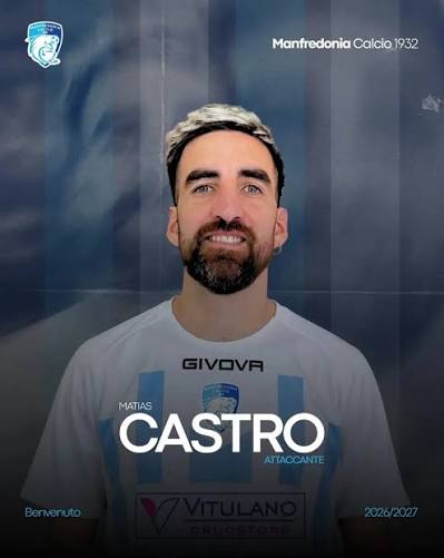 Manfredonia, risoluzione consensuale con Castro.