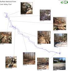 Lost Valley Trail Map Buffalo National River, Lost Valley Trail