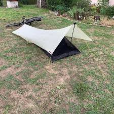 The Lightest Minimalist Microadventure Shelter I Own Not Much Protection But Enough If You Calculate For An Overnighter Fahrrad Fahrradtour Camping Ausrustung