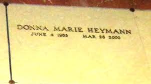 Donna Marie Heymann (1953-2000)
