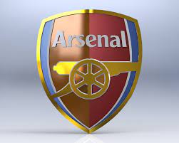 Arsenal football club is a professional football club based in islington, london, england. Arsenal Logo 3d Cad Model Library Grabcad