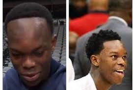 Dennis schroder of the germany national team talks with team mates against the france national team during the 1st round of 2019 fiba world cup at. Hawks Dennis Schroder Pokes Fun At Haircut After Making Remarkable Recovery Bleacher Report Latest News Videos And Highlights