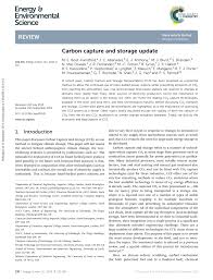 pdf carbon capture and storage update