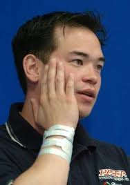 Dad of eight denies cheating