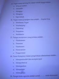Contoh soal ujian seleksi calon perangkat desa di sragen halo temen temen seperti biasa ini saya dapat kiriman soal tentang microsoft word jarang jarang sih tapi asyik juga ya belajar. Soal Ujian Calon Perangkat Desa Contoh Socheh Satria Bangsa