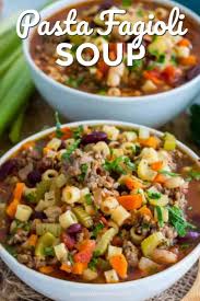Pasta E Fagioli Soup Recipe Is A Classic Italian Soup Served At The Olive Garden Restaurant Italian Soup Recipes Pasta Fagioli Soup Recipe Pasta Fagioli Recipe