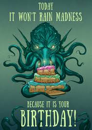 Check spelling or type a new query. Cthulhu Birthday Card Lovecraft Birthday Card Nerdy Birthday Etsy Horror Card Cthulhu Geek Humor