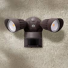 Brown Led Flood Light Outdoor Lighting Lamps Plus