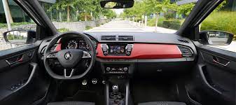 Petrol · estate · automatic from £218 p/m inc vat. Skoda Fabia Estate Interior Infotainment Carwow