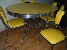 Yellow Formica Table On Vintage Design Retro Table Chairs Formica Table Vintage Kitchen