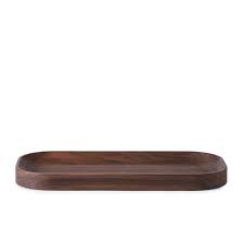 Maybe you would like to learn more about one of these? Carved Wood Tray Oval Walnut Warm Nordic