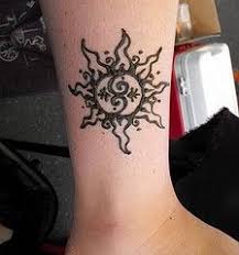 Henna Moon Chele Henna Moon Tags Sun Eye Butterfly Om Henna Yin Tang Neck Tattoo Tattoos For Women Tattoos For Women Small