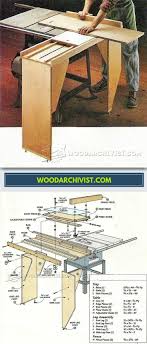 Diy Table Saw Sliding Table Table Saw Tips Jigs And Fixtures Woodarchivist Com Diy Table Saw Woodworking Projects Diy Diy Woodworking