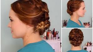 Wet Hair Styles: Braided Updo