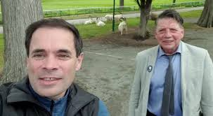 John Rooney and Gary Willetts in Deganwy