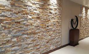 Faux stone in the form of paneling is engineered to interlock and fit like a jigsaw puzzle. Interior Stacked Stone Veneer Wall Panels Stone Wall Paneling