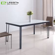 Glass top rectangle dining table. Tempered Glass Top Rectangular Dining Table With Solid Wood China Dining Table Glass Dining Table Made In China Com