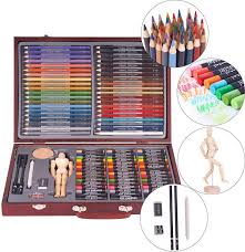 Cool Bank 93 Piece Deluxe Art Creativity Set With 2 X 50 Page Drawing Pad Art Supplies In Portable Art Set Drawing For Kids Painting