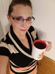 Visitor enjoyed coffee in Wilno this morning