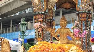 October 7, 2014 427 × 640 four faced buddha, bangkok. Phra Phrom Stock Footage Royalty Free Stock Videos Pond5
