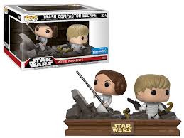 Funko Pop Star Wars Movie Moments Trash Compactor Escape Princess Leia And Luke Skywalker Funko Pop Star Wars Star Wars Toys Leia Star Wars