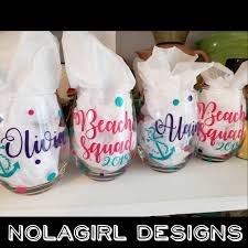 Best Gift For Female Teacher On Her Birthday Beach Squad Wine Glass Summer Party Girlfriend Trip Bachelorette Party Oh Ship Beach Lover Personalized Gifts For Her 21st Birthday Best Gifts For Girls Girlfriend Birthday Personalized Gifts For Her