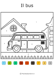 Conta E Colora 48 Disegni Da Colorare In Base Ai Numeri Disegni Da Colorare Disegni Disegni Bambini