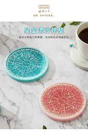 中国国家博物馆创意星图流沙杯垫圆形隔热垫中国风乔迁礼品礼物 tmall com天猫 popsockets gifts electronic products